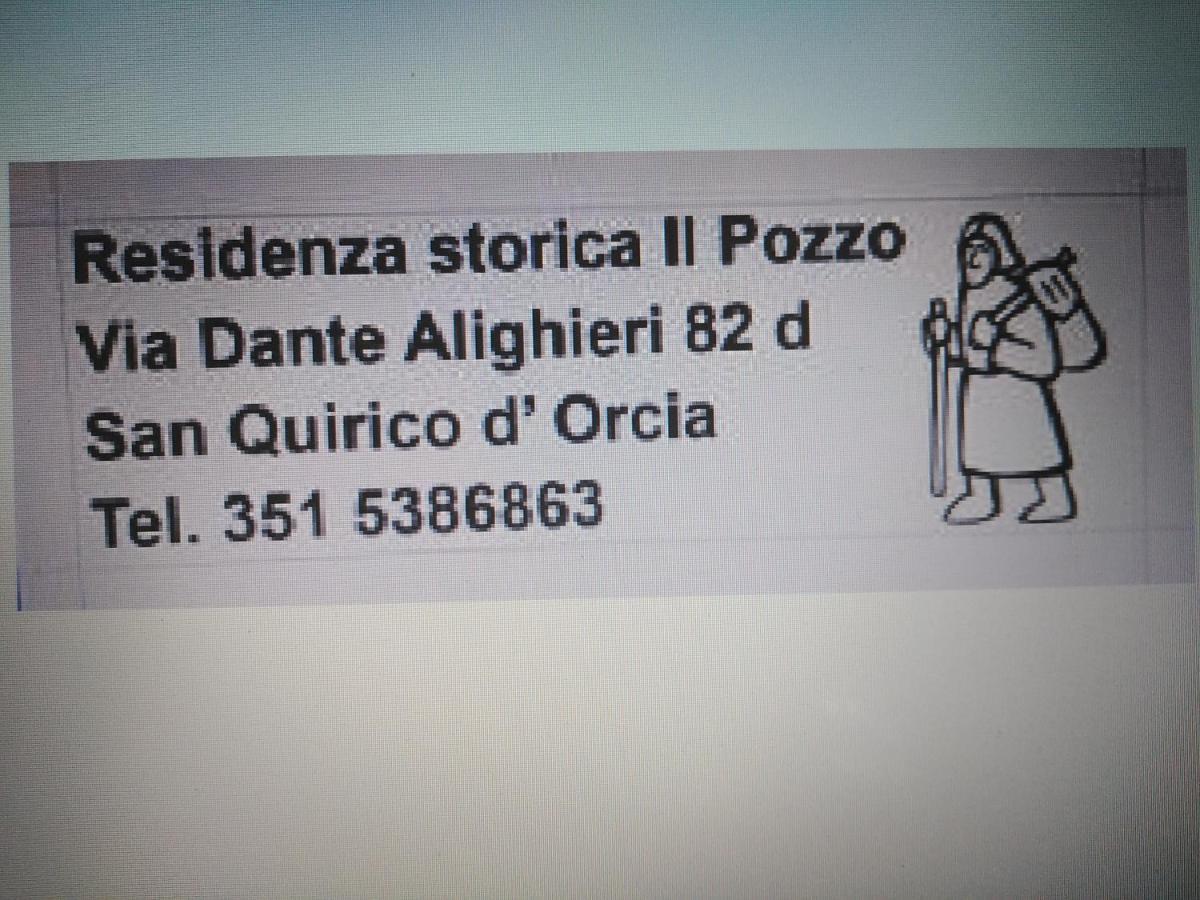 Residenza Storica Il Pozzo Leilighet San Quirico dʼOrcia Eksteriør bilde